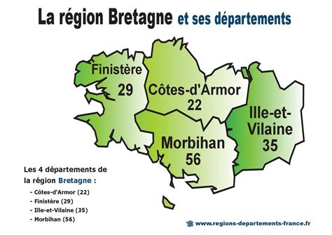Département 56 : le MORBIHAN carte, région, localisation et ...