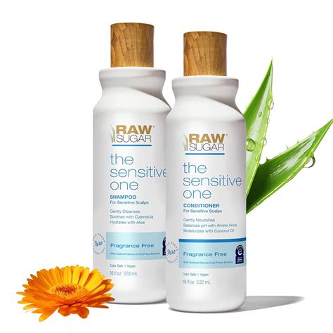 Amazon.com : Raw Sugar Shampoo and Conditioner Set, The Sensitive One ...
