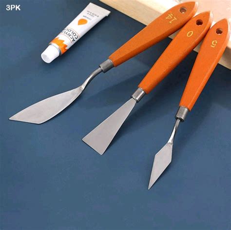 3 pc Metal Painting Knife Spatula (3PK) – Adriti's Home