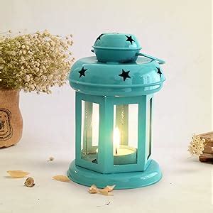 Buy TIED RIBBONS Set of 2 Hanging Lantern Tea Light Candle Holder for ...