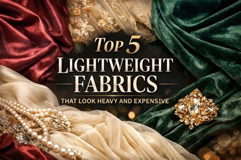 Top 5 Lightweight Fabrics That Look Heavy and Expensive