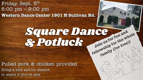 Square Dance & Potluck, Western Dance Center, Spokane Valley, 5 ...