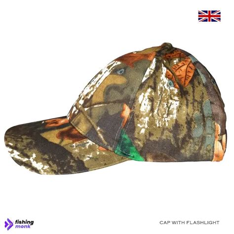 Camouflage Cap with Built in 5 LED Lamps – Fishingmonk
