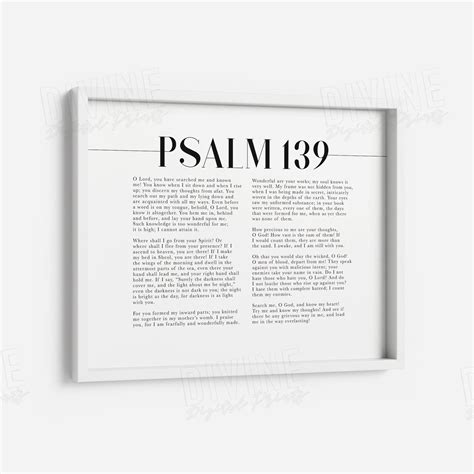 Popular Scripture Psalm 139 ESV Wonderfully Made Quote | Etsy