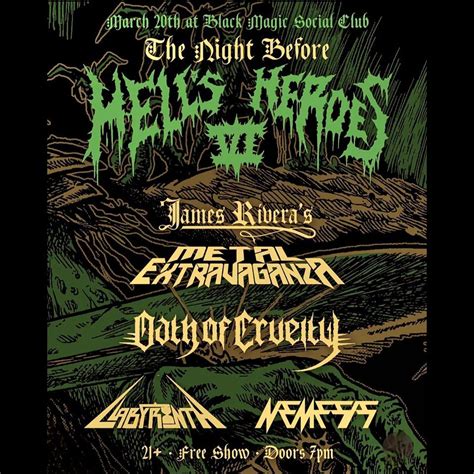 THE NIGHT BEFORE! HELLS HEROES PRE PARTY , 7036 Harrisburg Boulevard ...