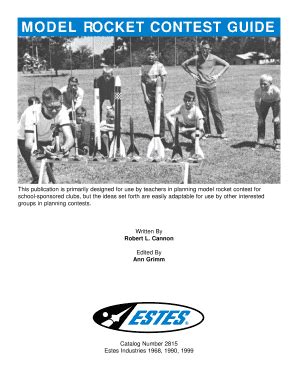 Fillable Online ftp demec ufpr MODEL ROCKET CONTEST GUIDE - ftp demec ...