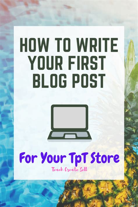 Image result for How to Write Your First Blog Post