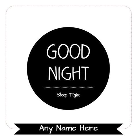 Write Name On Good Night Full Moon Image Status