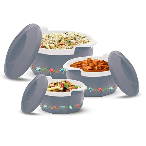 Buy MILTON Elegance Jr. Inner Stainless Steel Casserole Gift Set Of 3 ...