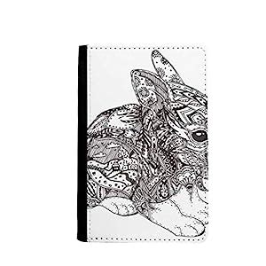 beatChong Paint Rabbits Friend Company Passport Holder Travel Wallet ...