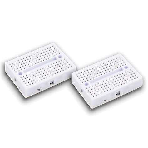 TECHDELIVERS® 2Pcs 170 Point Breadboard Small Size Test Protoboard DIY ...