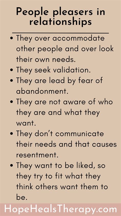 People Pleasers In Relationships | Hope Heals Therapy