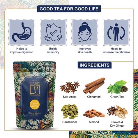 Kashmiri Kahwa Green Tea | Saffron & Spice Wellness Tea – Dabritea