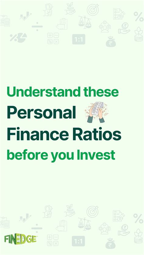 Personal Finance Ratios to Know Before Investing | FinEdge