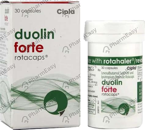 Duolin Forte Box Of 30 Rotacaps: Uses, Side Effects, Price & Dosage ...