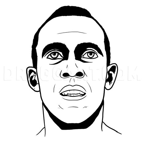 How To Draw Jesse Owens, Drawing, Step by Step, by MichaelY - DragoArt