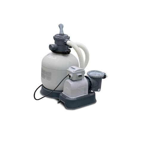 Intex Intex Krystal Clear 3000 GPH Sand Filter Pool Pump with 15000 Gal ...