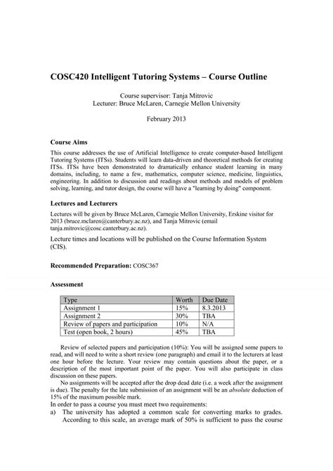 Image result for Computer Science Course Outline