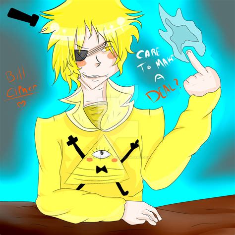 Bill Cipher Human by YandereSkitty on DeviantArt
