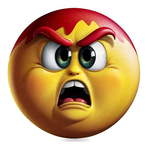 Download Emoji Face Feeling Angry Png 05252024 | Wallpapers.com
