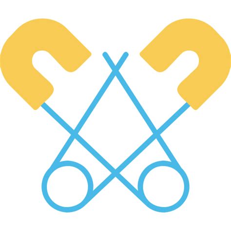 안전핀 - 무료 취미와 자유 시간개 아이콘