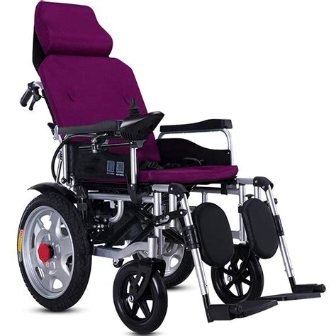 Buy Electric Wheelchair, Double motor 360 ° Joystick Lithium Battery ...