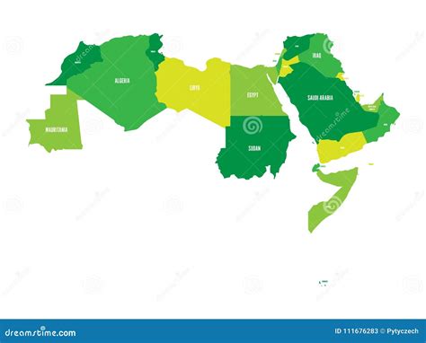 United Arab Nations Map