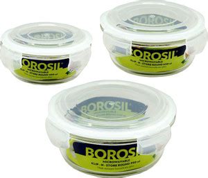 BOROSIL Glass Grocery Container - 620 ml, 950 ml, 400 ml Price in India ...
