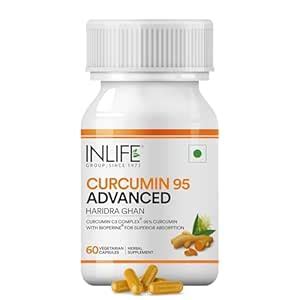 INLIFE Curcumin with Piperine Supplement
