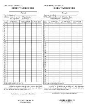 Fillable Online Civil Service Form No. 48 Civil Service Form No. 48 ...