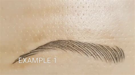 Image result for Microblading Hair Stroke Patterns