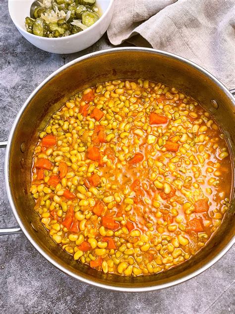 White Acre Pea Stew - Healthier Steps