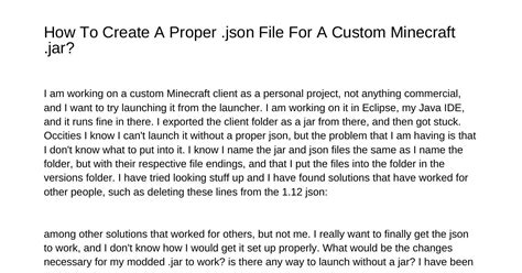 Image result for How to Install JSON Files in Minecraft