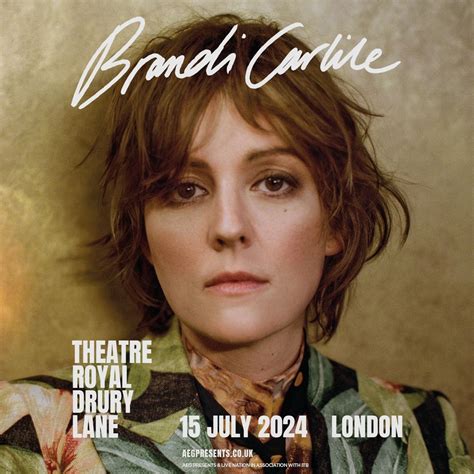 Brandi Carlile, Theatre Royal Drury Lane, London, 15 July 2024 ...
