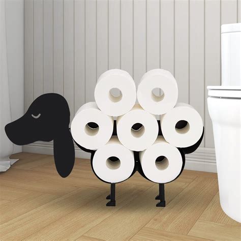 Amazon.com: Dalmatians Toilet Paper Holder, Dog Shaped Toilet Paper ...