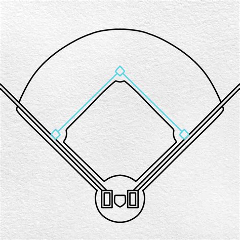 How to Draw a Baseball Field - HelloArtsy