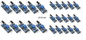 DHRUVPRO IR Sensor Obstacle Infrared Reflection Photoelectric Sensor ...