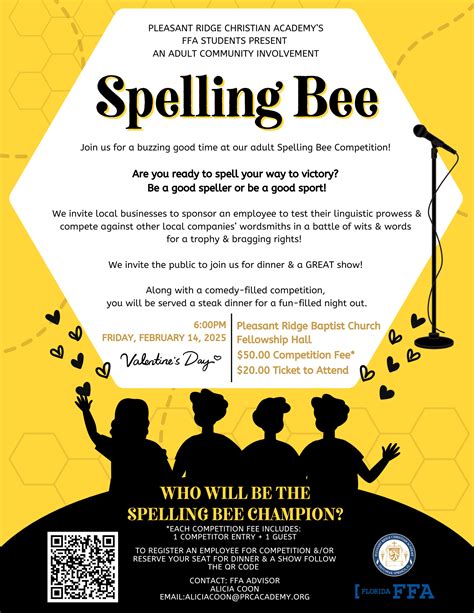 FFA's Valentine's Day Spelling Bee Fundraiser | P.R.C.A.