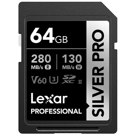Buy Lexar 64 GB SDXC UHS-II Professional Silver Pro Memory Card at ...