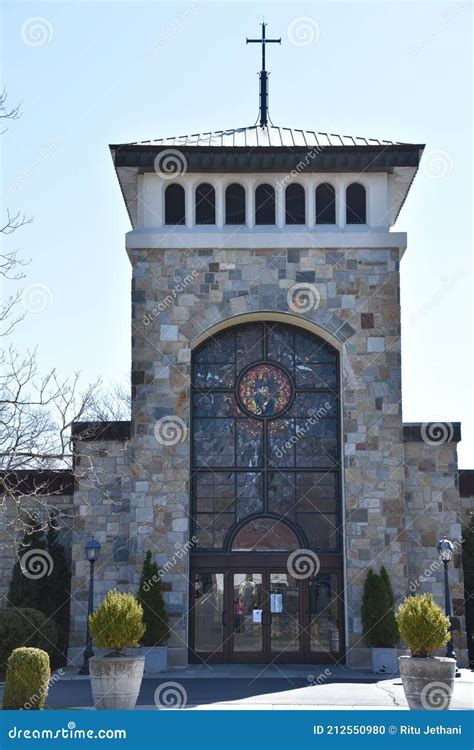 Saint Aloysius Roman Catholic Church in New Canaan, Connecticut Stock ...