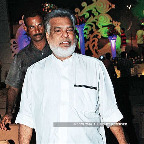 Joshiy during Vinu Mohan, Vidya's wedding reception held in Kerala.