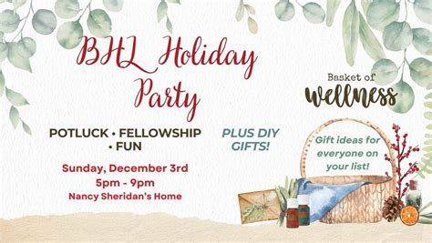 BHL Holiday Party and DIY Night!, 127 Honeysuckle Ln, San Antonio, TX ...