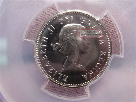 Bu Gem 1964 Canadian Nickel. 5c. Canada. Pcgs Ms66