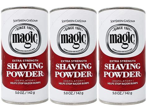 3 Pack - SoftSheen-Carson Magic Extra Strength Shaving Powder ...