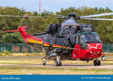 Sikorsky SH-3 Sea King Search and Rescue Helicopter Taxiing from the ...