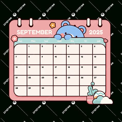 September 2025 Calendar Cute | Calendar Printable