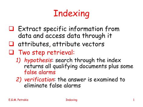 What Is Indexing 的图像结果
