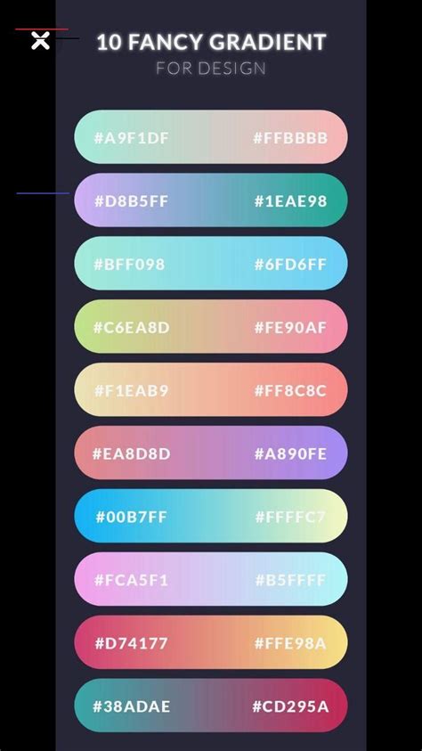 Image result for HTML Color Codes Gradient