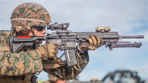 Marines Testing Counter-Drone Rifle Aiming System With Automatically ...