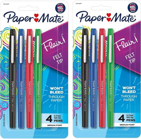 Buy Paper Mate Flair Felt Tip Pens, Medium Point (0.7mm), Business ...